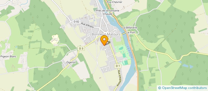 localisation de l'entreprise DAWN  BONNEUIL-MATOURS