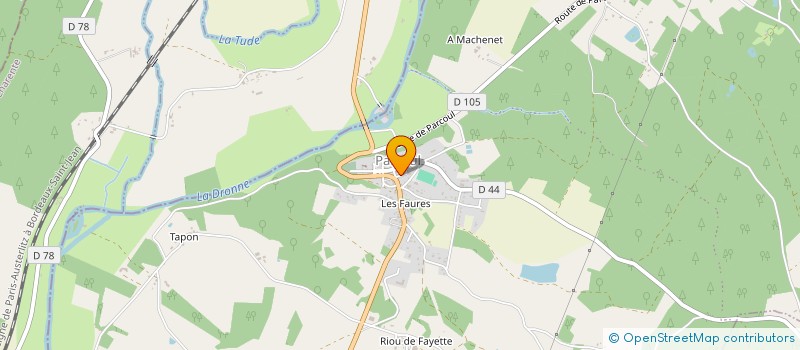 localisation de l'entreprise DAWSON  SAINT AULAYE-PUYMANGOU