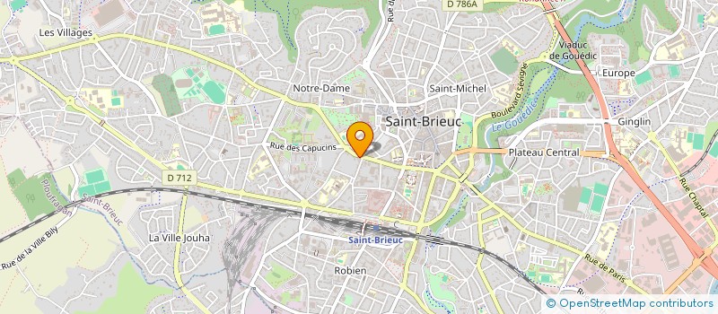 localisation de l'entreprise DAX à SAINT-BRIEUC