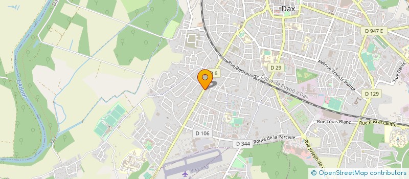 localisation de l'entreprise DAX CONTROLE AUTO à DAX