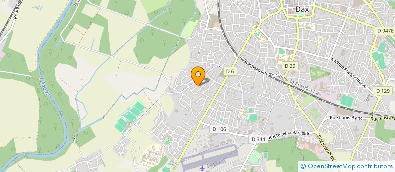 localisation de l'entreprise DAX FORME  DAX