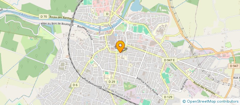 localisation de l'entreprise DAX IMMOBILIER  DAX