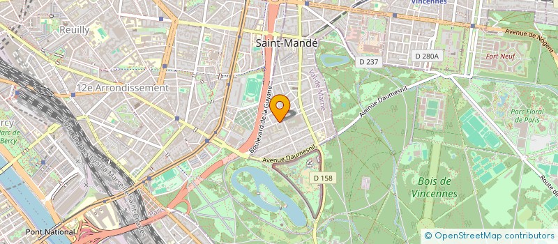 localisation de l'entreprise DAX INVEST à SAINT-MANDE