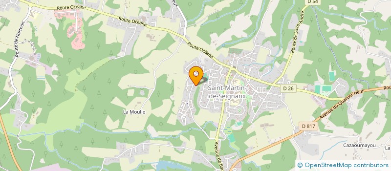 localisation de l'entreprise DAX RESTAURATION SERVICE  SAINT-MARTIN-DE-SEIGNANX