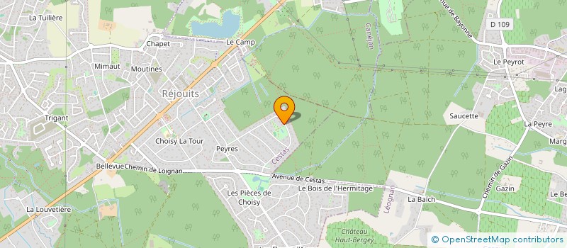 localisation de l'entreprise DAXA  CESTAS