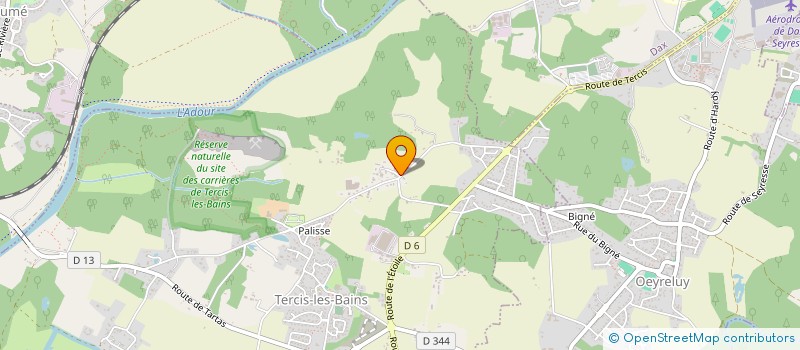 localisation de l'entreprise DAXAL  TERCIS LES BAINS