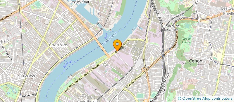 localisation de l'entreprise DAXAP TRANSPORTS à BORDEAUX
