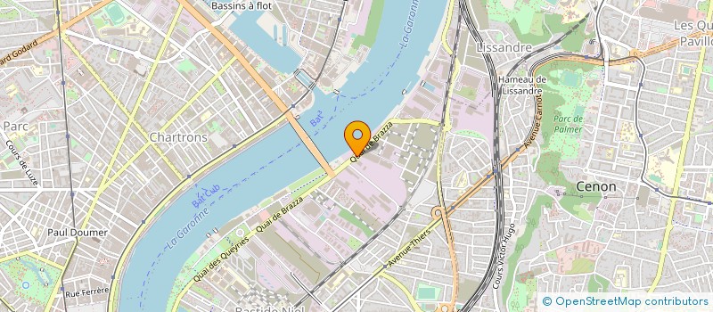 localisation de l'entreprise DAXAP VITI à BORDEAUX