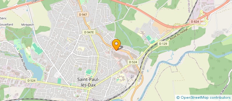 localisation de l'entreprise DAXREST à SAINT-PAUL-LES-DAX