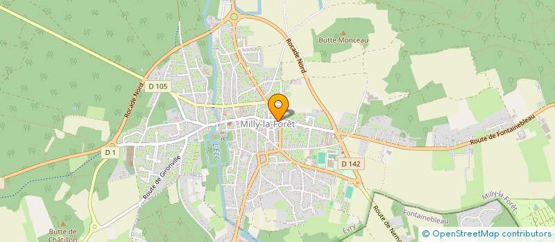 localisation de l'entreprise DAXSO à MILLY-LA-FORET