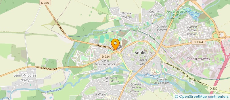 localisation de l'entreprise DAXTE  SENLIS