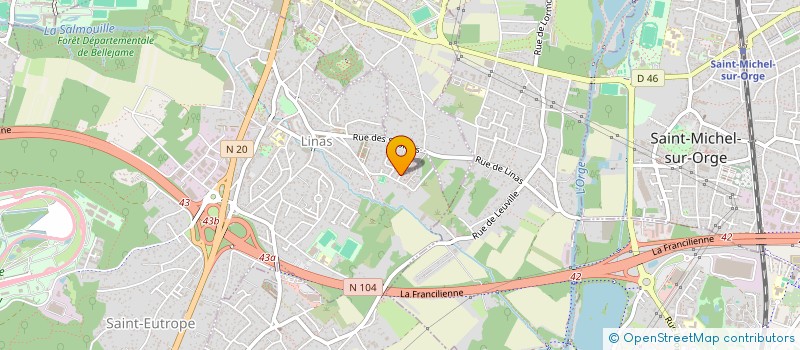 localisation de l'entreprise DAXWELL à LINAS