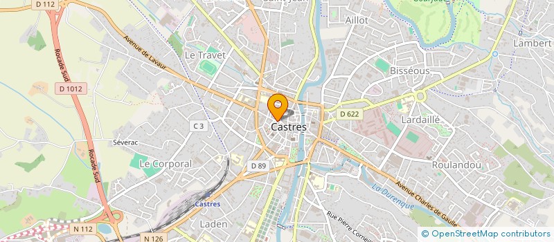 localisation de l'entreprise DAY  CASTRES