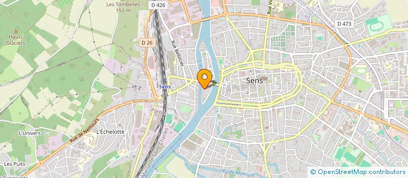 localisation de l'entreprise DAY à SENS