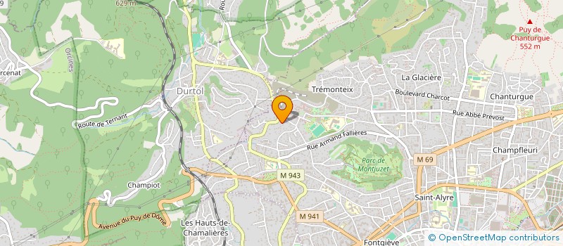 localisation de l'entreprise DAY BURO  CLERMONT-FERRAND