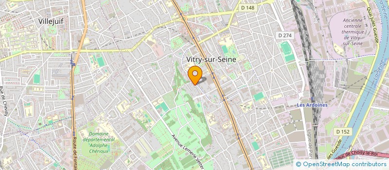 localisation de l'entreprise DAY CURAGE  VITRY-SUR-SEINE