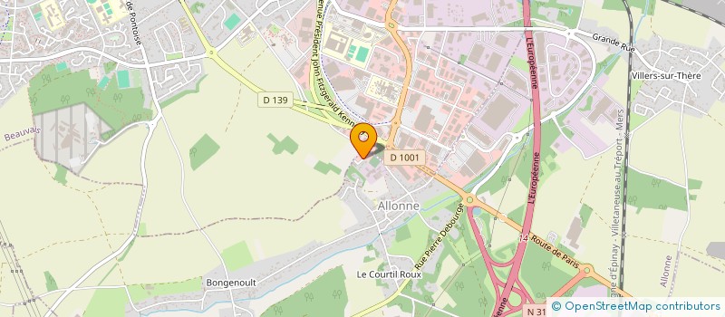 localisation de l'entreprise DAY & NIGHT  ALLONNE