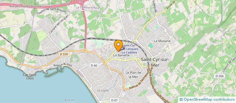 localisation de l'entreprise DAYAN à SAINT-CYR-SUR-MER