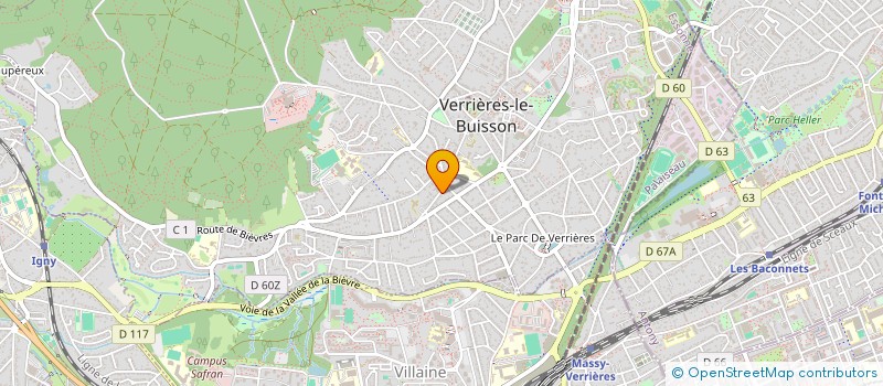 localisation de l'entreprise DAYAN  VERRIERES-LE-BUISSON