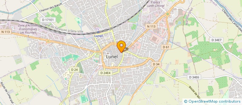 localisation de l'entreprise DAYANA à LUNEL