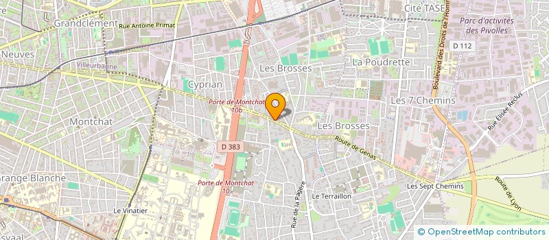 localisation de l'entreprise DAYANA  VILLEURBANNE