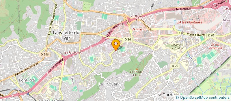 localisation de l'entreprise DAYANA DINA  LA VALETTE-DU-VAR