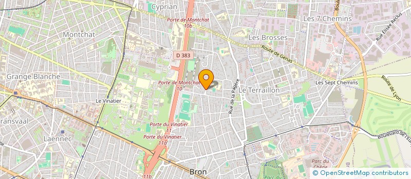 localisation de l'entreprise DAYANE CONSEIL  BRON