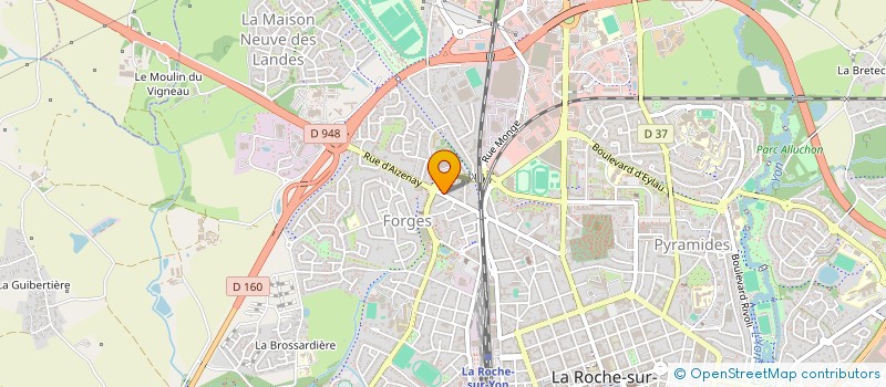 localisation de l'entreprise DAYAS CONCEPT à LA ROCHE-SUR-YON