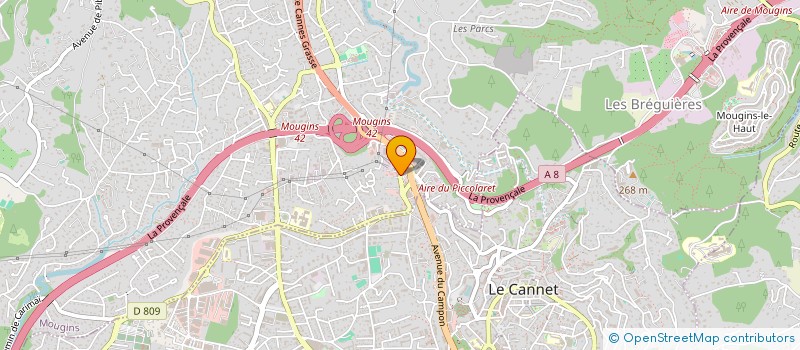 localisation de l'entreprise DAYCLEAN à MOUGINS