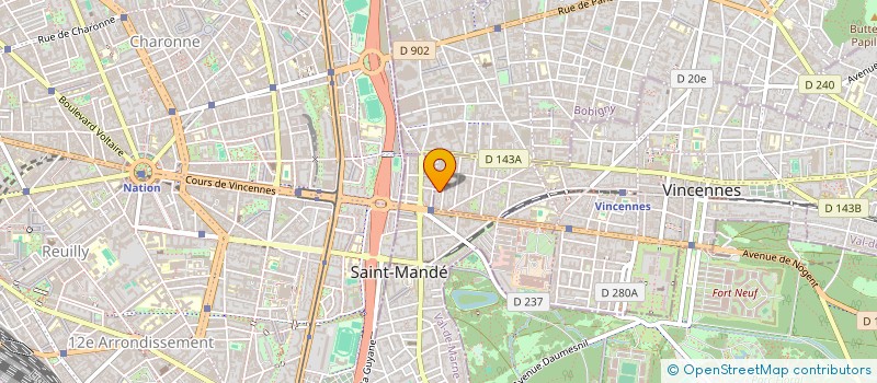 localisation de l'entreprise DAYCOUNT à VINCENNES