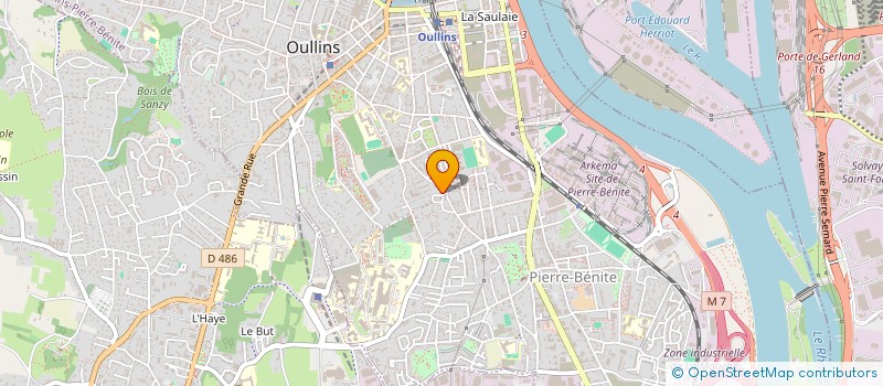 localisation de l'entreprise DAYDE CHERRUET INDIVISION  OULLINS-PIERRE-BENITE