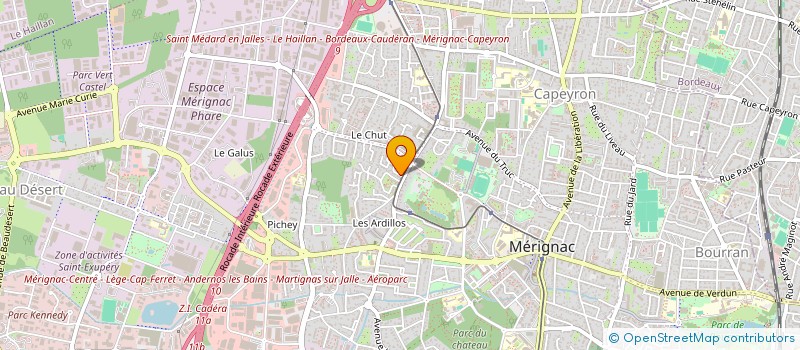 localisation de l'entreprise DAYLEEN  MERIGNAC