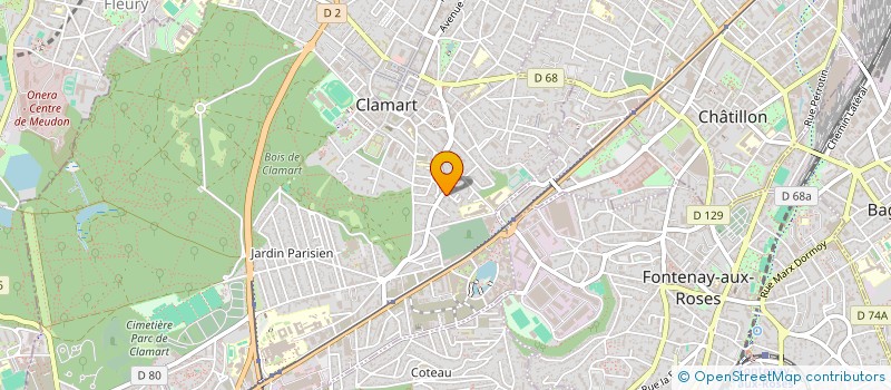 localisation de l'entreprise DAYLIGHT à CLAMART