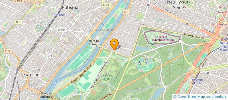 localisation de l'entreprise DAYLIGHT à NEUILLY-SUR-SEINE