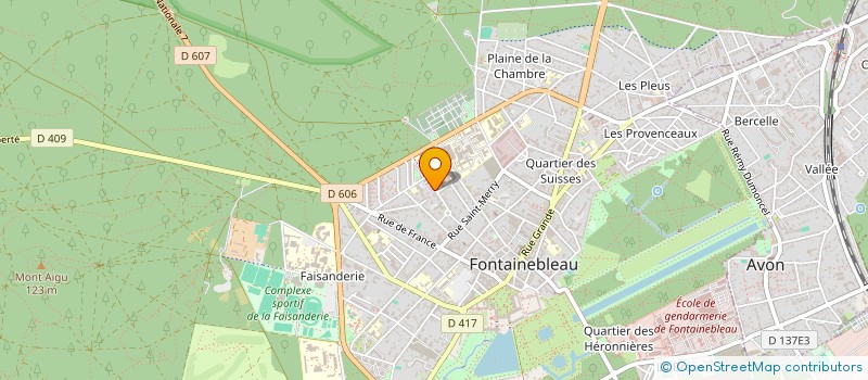 localisation de l'entreprise DAYLIGHT ET COMPAGNIE à FONTAINEBLEAU