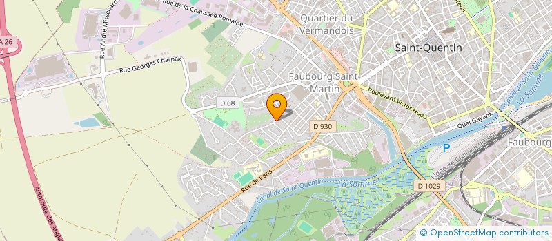 localisation de l'entreprise DAYLISS SAINT QUENTIN à SAINT-QUENTIN