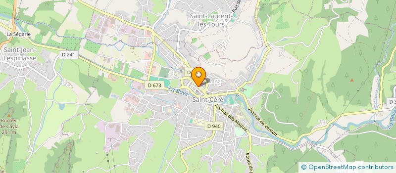 localisation de l'entreprise DAYMA  SAINT-CERE