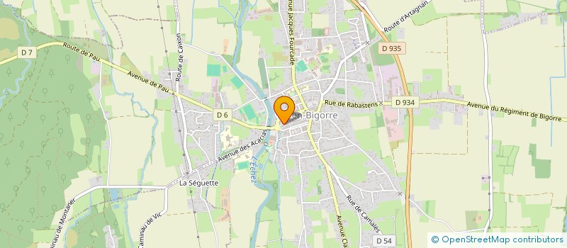 localisation de l'entreprise DAYMAN  VIC-EN-BIGORRE