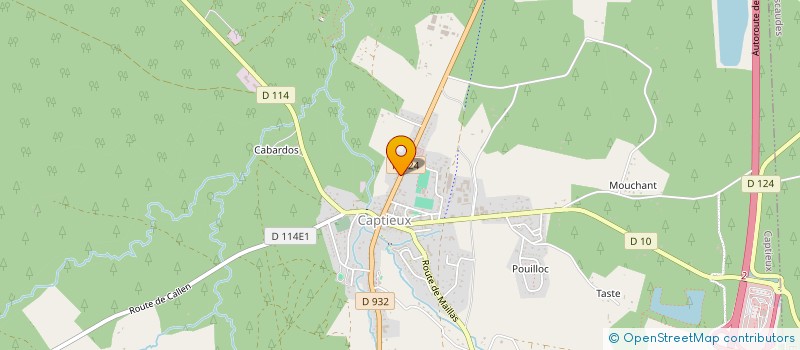 localisation de l'entreprise DAYMAZ à CAPTIEUX