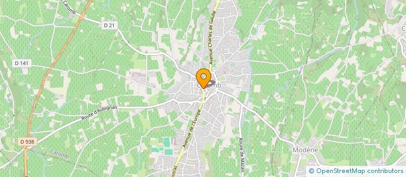 localisation de l'entreprise DAYNA HOME  CAROMB