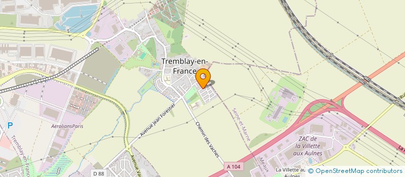 localisation de l'entreprise DAYNIGHTPRESTIGE à TREMBLAY-EN-FRANCE