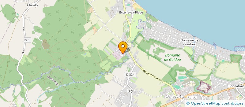 localisation de l'entreprise DAYOT  EXCENEVEX