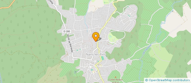 localisation de l'entreprise DAYSCO AMENAGEMENT à NANS-LES-PINS