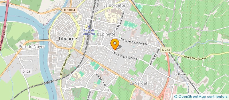 localisation de l'entreprise DAYSENS  LIBOURNE