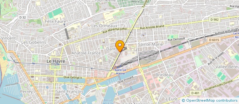 localisation de l'entreprise DAYTE76  LE HAVRE