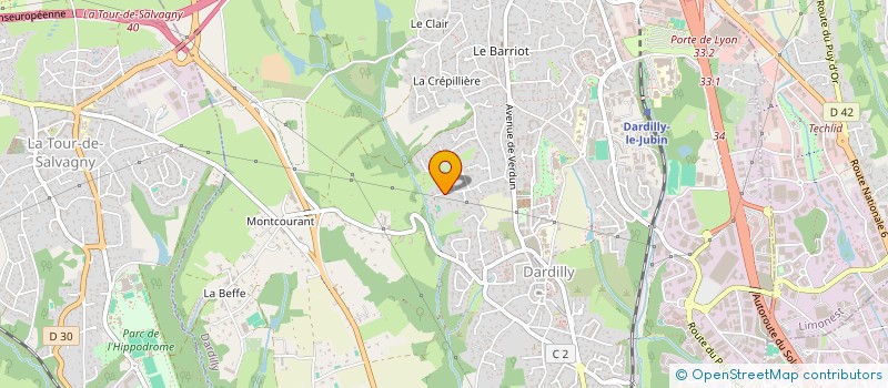 localisation de l'entreprise DAYTOFLOW  DARDILLY