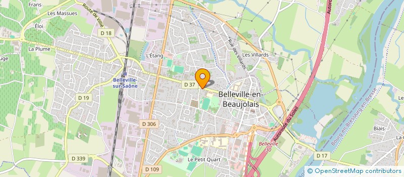 localisation de l'entreprise DAYTONA  VILLEFRANCHE-SUR-SAONE