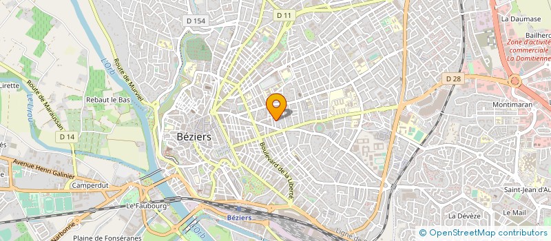 localisation de l'entreprise DAYTONA  BEZIERS