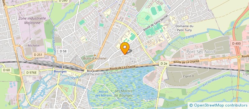 localisation de l'entreprise DAZ INCENDIE  BOURGES