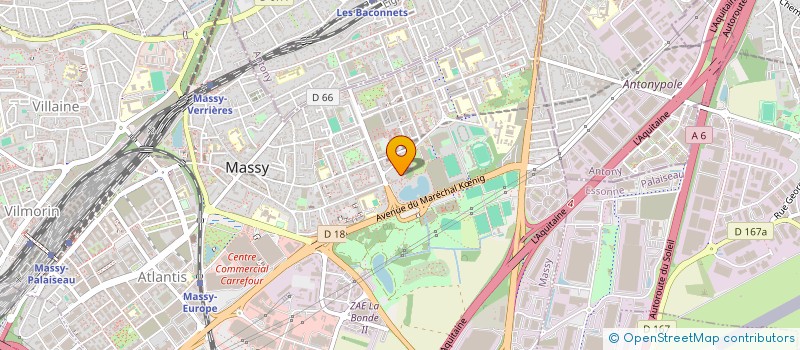 localisation de l'entreprise DAZ LEADER ENVIRONNEMENT  MASSY
